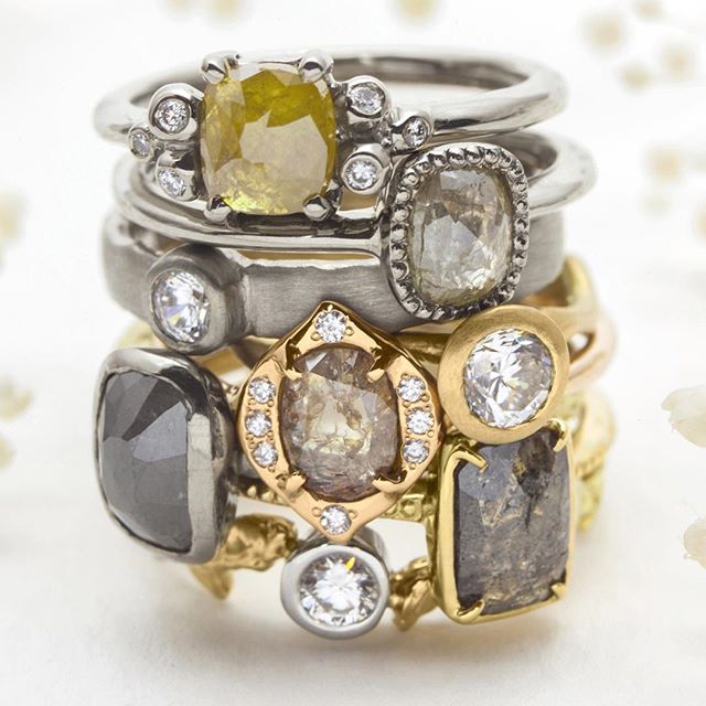 ナチュラルダイヤのリング